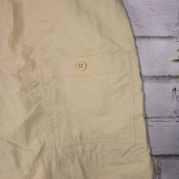 KODE APPEAL MENS CARGO SHORTS NYLON KHAKI COLOR SIZE 34 EUC - Picture 2 of 6